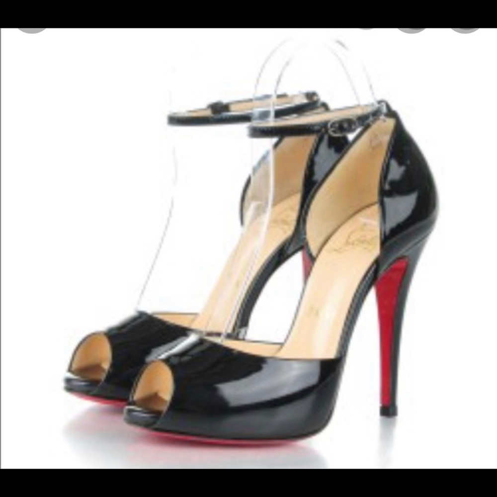 Claudia peep toe Mary Janes